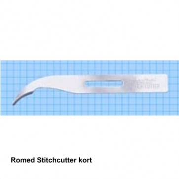 Romed stitchcutter kort model steriel, doos 100 stuks