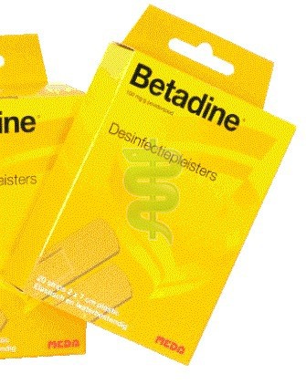 Betadine wondpleisterstrips, doos 20 strips