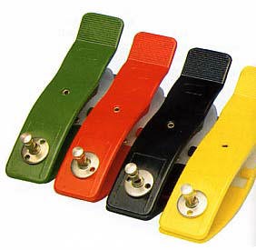 Extremiteiten klemelektroden, 4 stuks groen, rood, geel, zwart