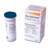 Accutrend Cholesterol teststrips 25 stuks