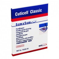Cuticell Classic paraffine kompres 5 x 5 cm, 5 stuks