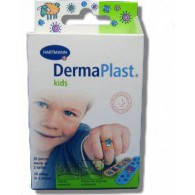 Dermaplast kinderpleisterstrips, doos 20 strips