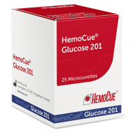 HemoCue Glucose 201 RT cuvetten - 25 stuks