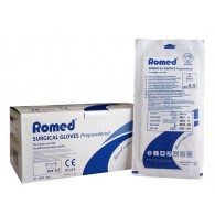Romed OK handschoen licht gepoederd maat 6, steriel, 50 paar 