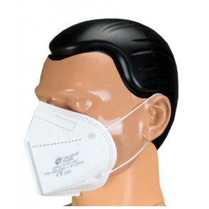 FFP2 mondmasker met oorelastiekjes inclusief earsaver, doos 10 stuks  